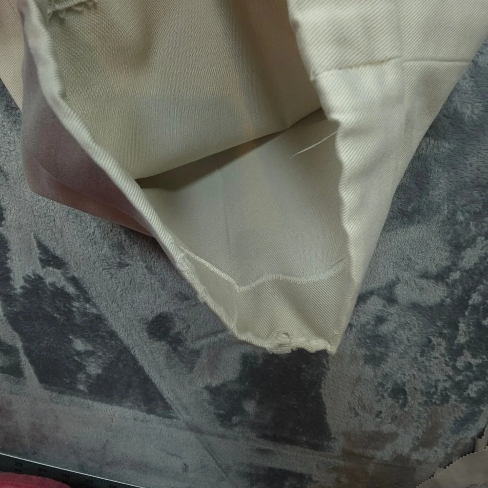 Brooks Brothers Thompson Advantage Chino Khaki Pleated Cuffed Pants 38x32